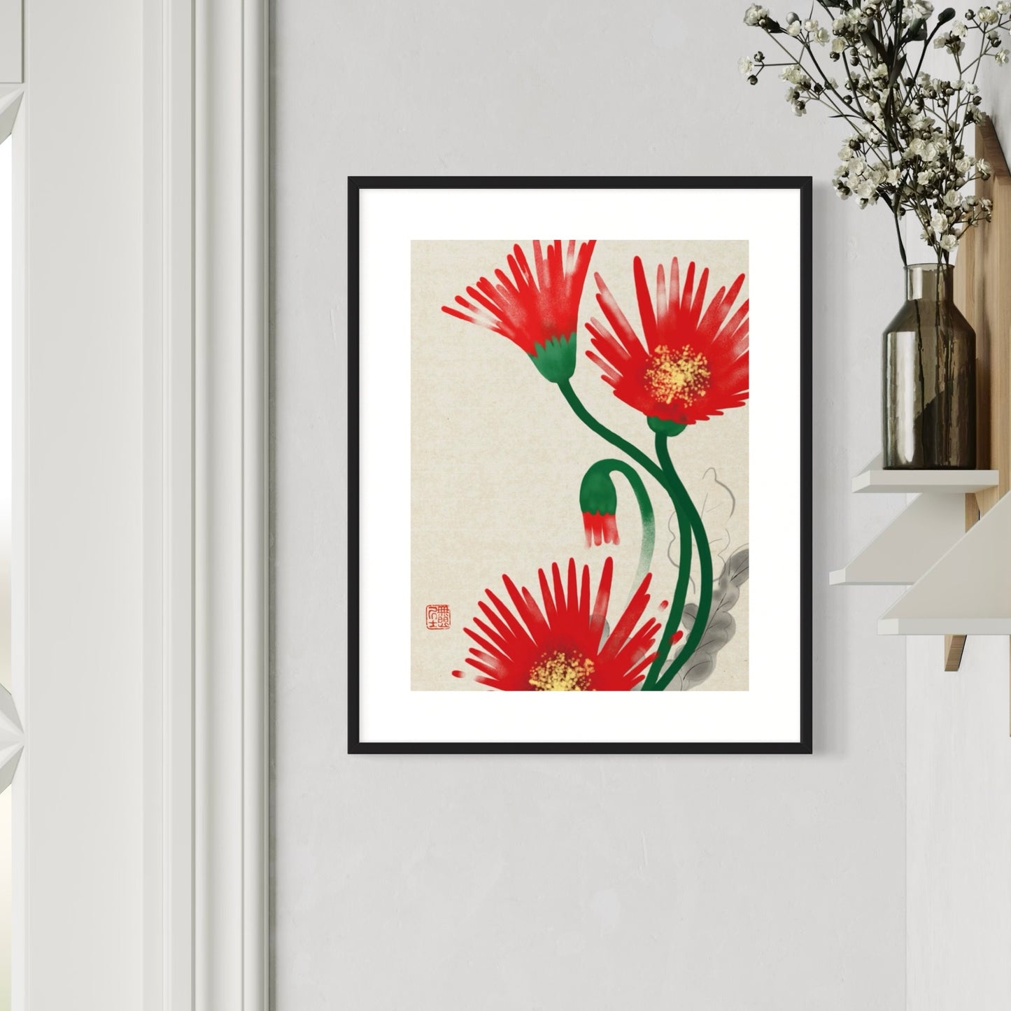 Paper Print Autumn Flower image 2