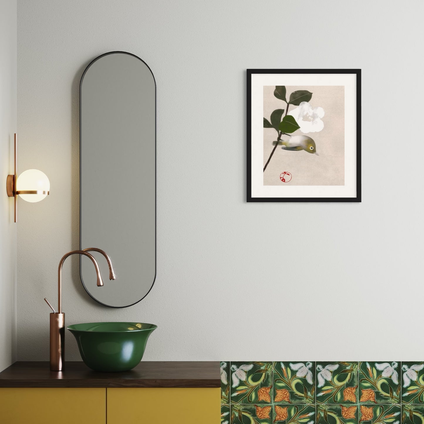 Paper Print White Eye, image 2