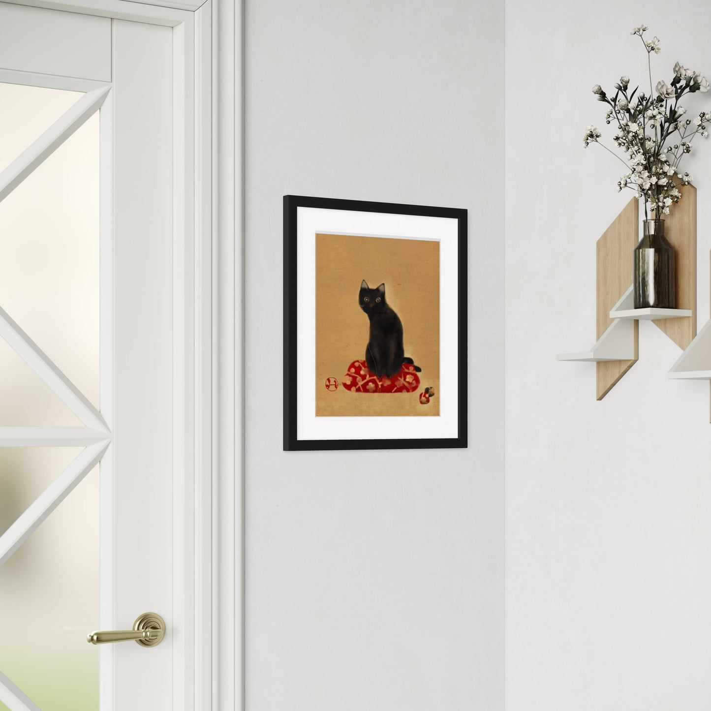 Paper Print Black Cat, image 2