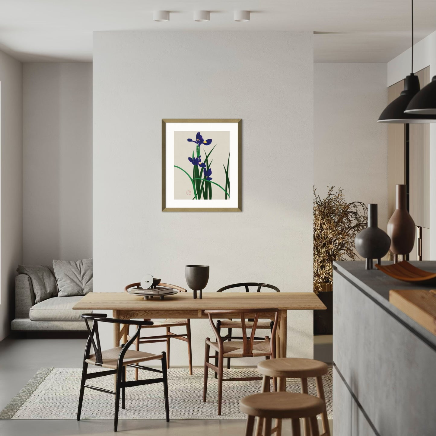 Paper Print Irises image 2