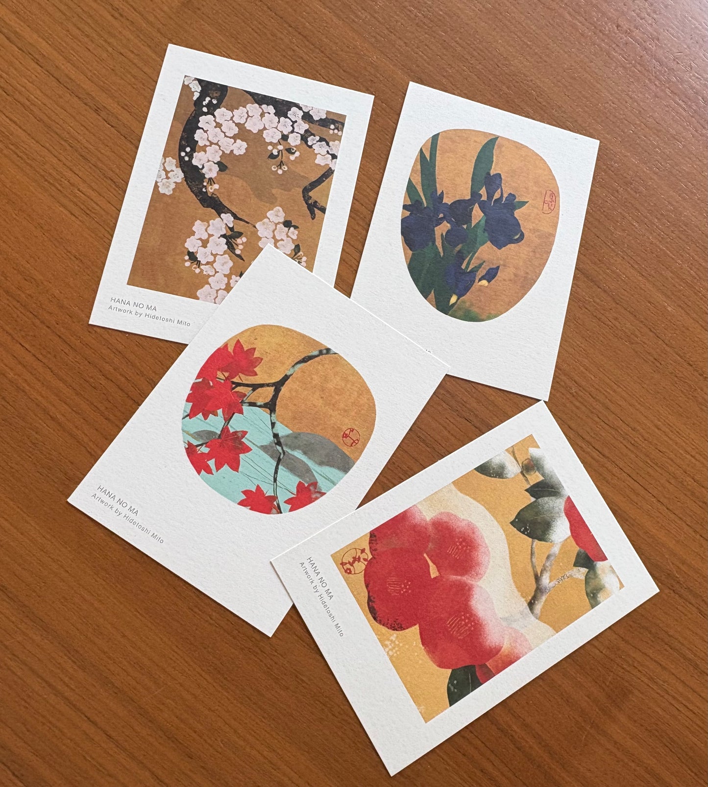 –Set de Cartes Postales – Les Quatre Saisons