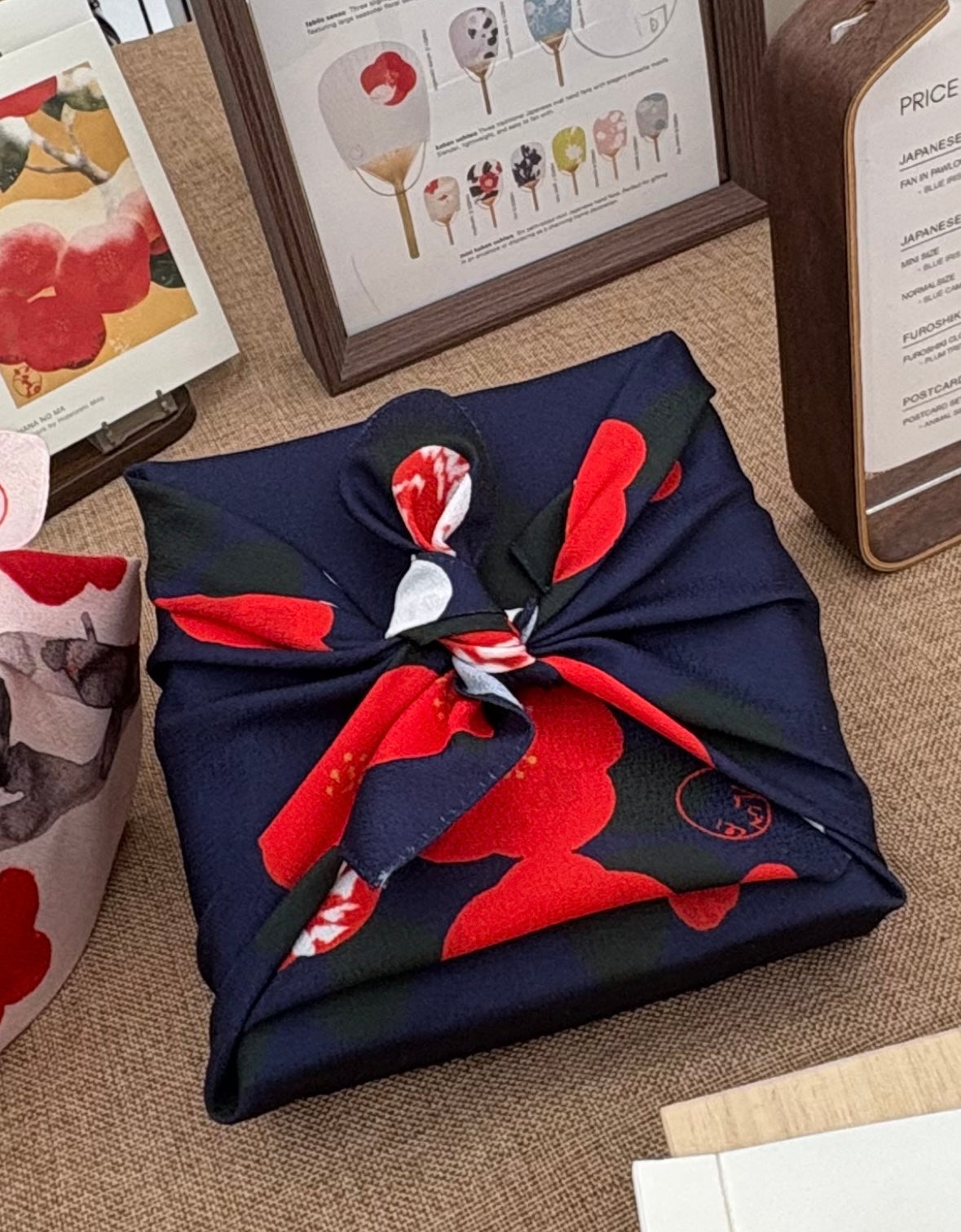 Furoshiki – Motif de camélia